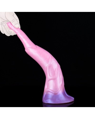 Gode Pinky Eleph 26 x 6cm Rose-Violet sur la Boutique du Hard