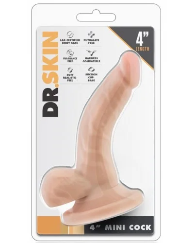 Gode réaliste Mini Cock Dr Skin 9 x 2.4cm sur la Boutique du Hard