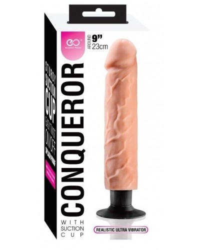 Gode vibrant Conqueror 22 x 5cm sur la Boutique du Hard