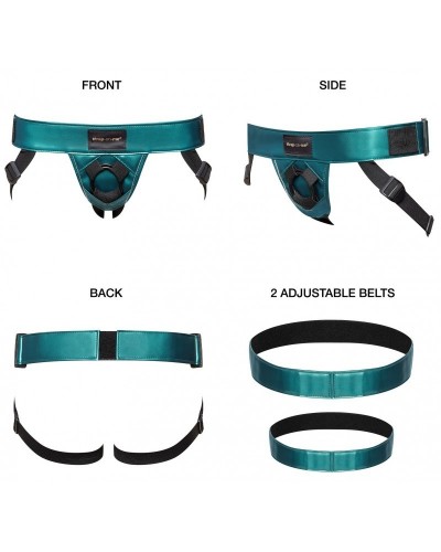 Ceinture Harnais pour Gode Strap-on-Me Vert sur la Boutique du Hard