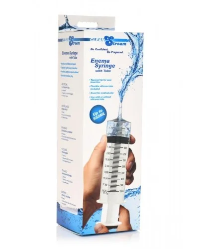 Seringue pour Eau et Lubrifiant Enema Syringe 550ml sur la Boutique du Hard