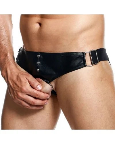 Jockstrap Cockring DNGEON Noir sur la Boutique du Hard