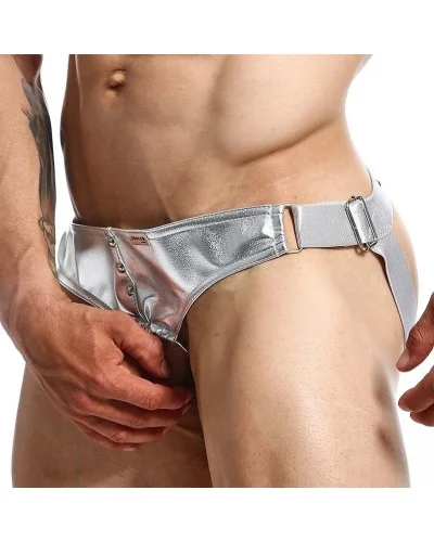 Jockstrap Cockring Dngeon Argenté sur la Boutique du Hard