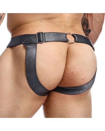 Jockstrap Ring & Chain Dngeon Camouflage Gris sur la Boutique du Hard