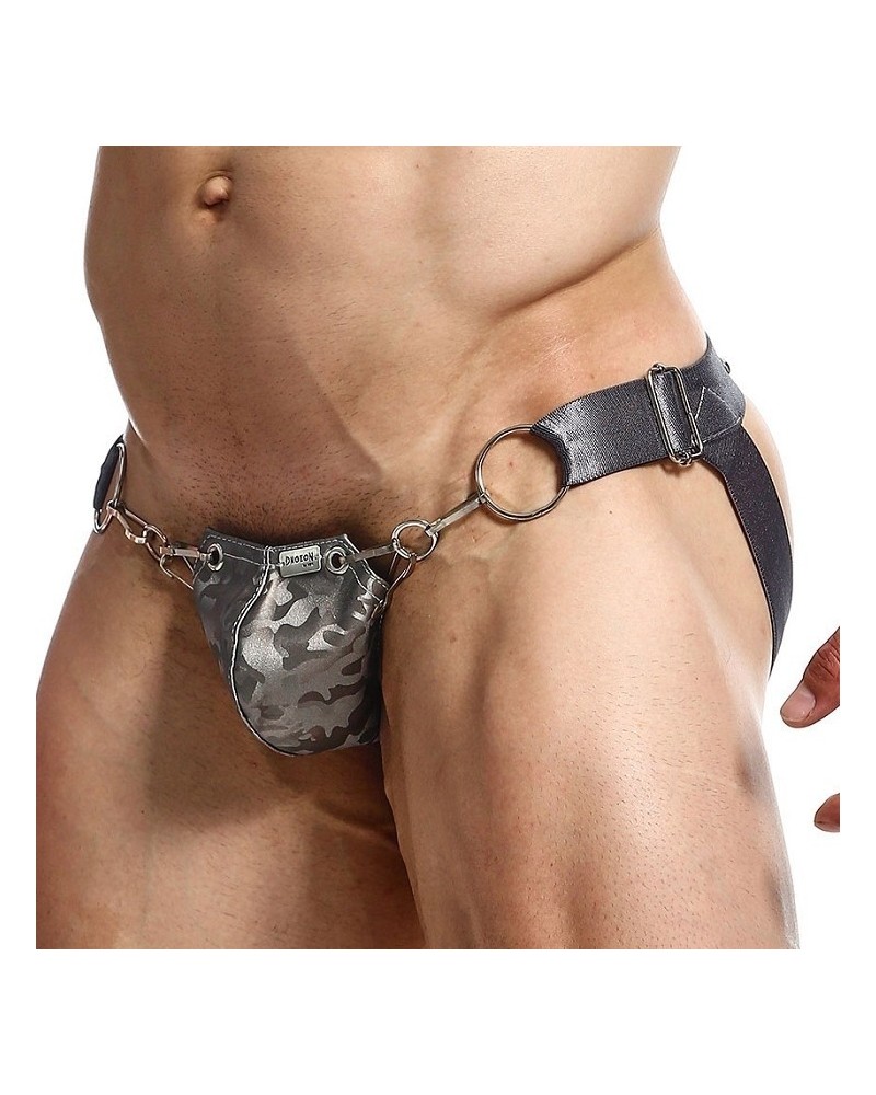 Jockstrap Snap Dngeon Camouflage Argenté sur la Boutique du Hard