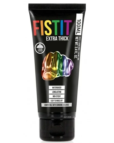 Lubrifiant Eau Fist It Extra Thick Rainbow 100ml sur la Boutique du Hard