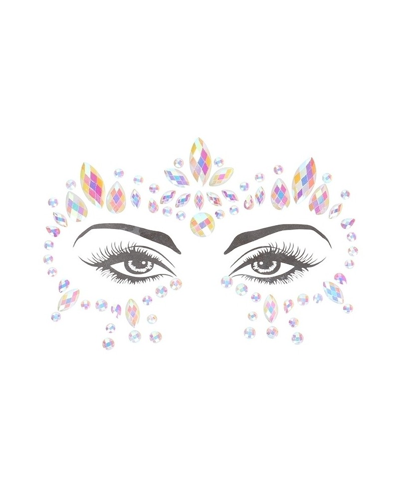 Stickers Strass Contours des Yeux phosphorescents Glow Jewelry sur la Boutique du Hard