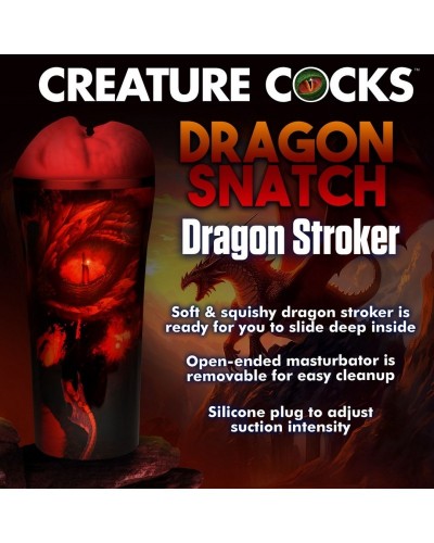 Masturbateur Creature Dragon Rouge sur la Boutique du Hard