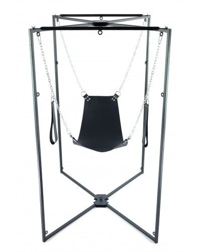 Kit Sling Cuir Triangle Noir Armature Noir sur la Boutique du Hard