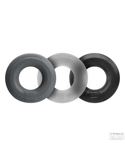 Lot de 3 cockrings Huj Dark pas cher