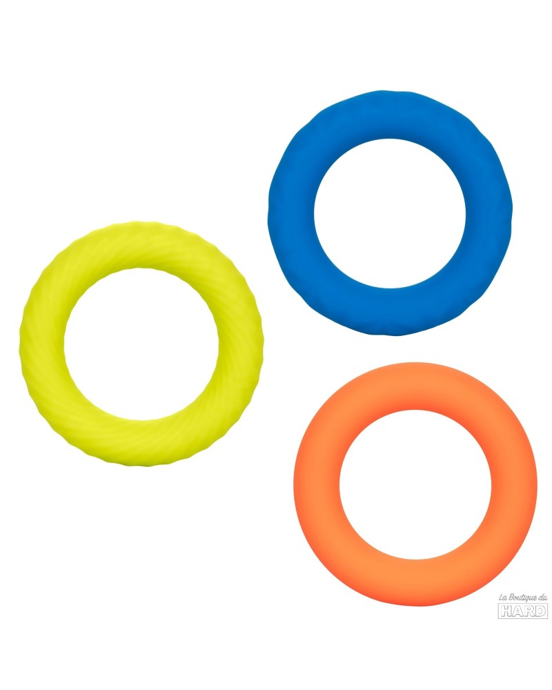 Lot de 3 cockrings Link Up Climax 38mm pas cher