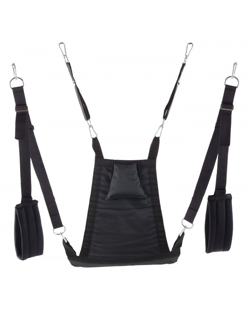 Sling en tissu Mykonos - Set complet -  4 Points Noir sur la Boutique du Hard