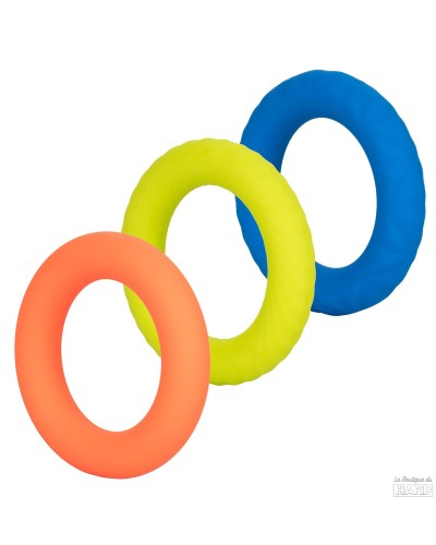 Lot de 3 cockrings Link Up Climax 38mm pas cher