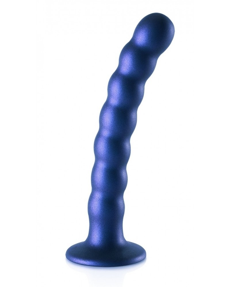 Plug Beaded G-Spot M 16.5 x 2.5cm Bleu sur la Boutique du Hard