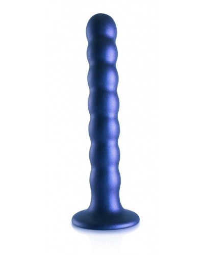 Plug Beaded G-Spot M 16.5 x 2.5cm Bleu sur la Boutique du Hard