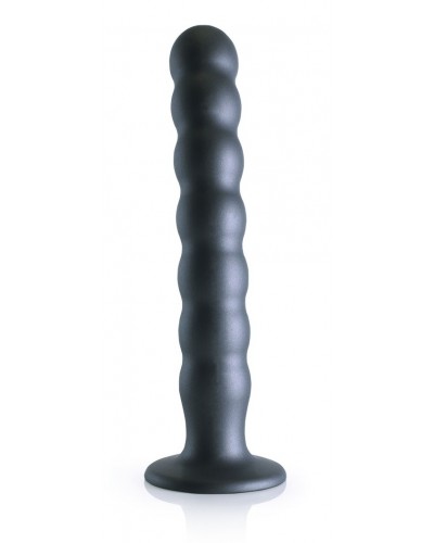 Plug Beaded G-Spot L 20.5 x 3.2cm Gris sur la Boutique du Hard