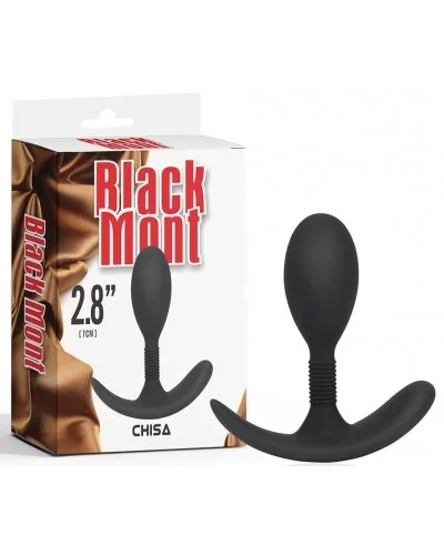 Plug anal Play Black Mont S 7.5 x 2.5cm sur la Boutique du Hard