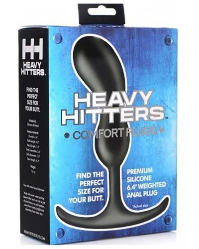 Plug en silicone Hitters Duo M - 15 x 3.8cm - Poids 176g sur la Boutique du Hard