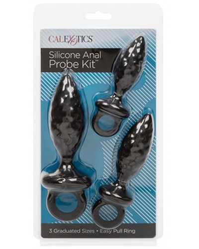 Kit de 3 Plugs Silicone Probe Kit Noirs sur la Boutique du Hard