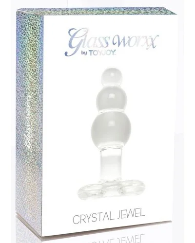 Plug en verre Crystal Jewel 9.5 x 3.5cm sur la Boutique du Hard