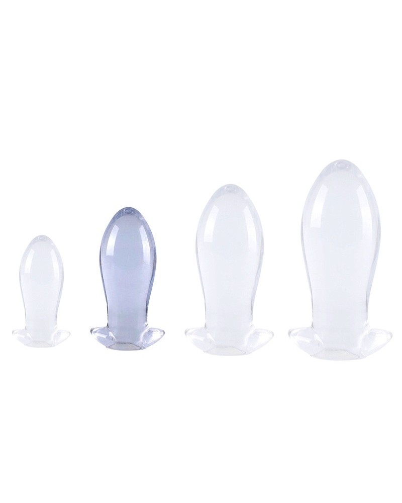 Plug Egg Clear M 11.5 x 5cm Transparent sur la Boutique du Hard