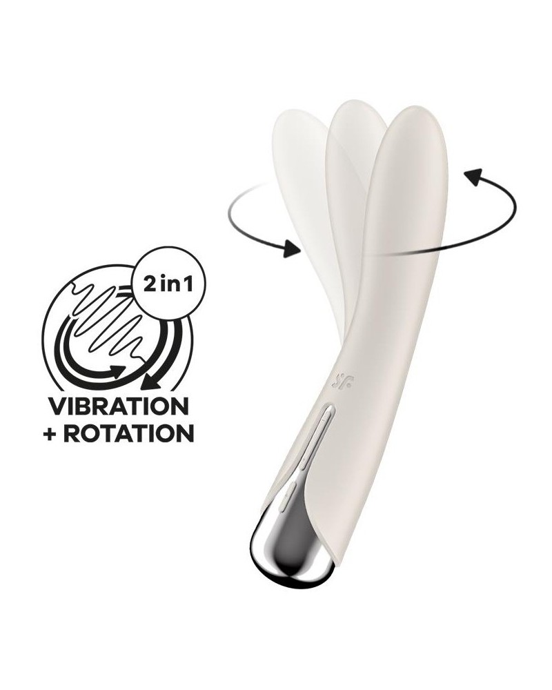 Stimulateur Spinning Vibe 1 - 11 x 3cm Crème sur la Boutique du Hard