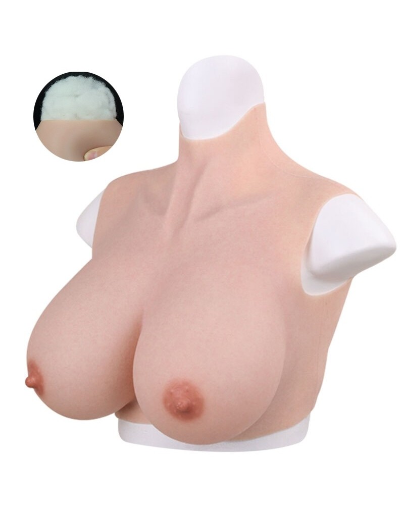 Buste Seins réalistes Coton Col haut Bonnet B sur la Boutique du Hard