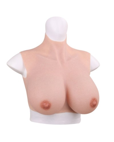 Buste seins réalistes Coton Col haut Bonnet C sur la Boutique du Hard