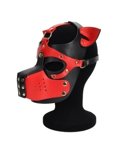 Masque Puppy Dog Ixo Noir-Rouge sur la Boutique du Hard