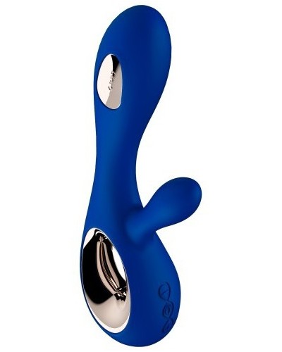 Vibromasseur Soraya Wave 22 x 3.8 cm Bleu nuit sur la Boutique du Hard