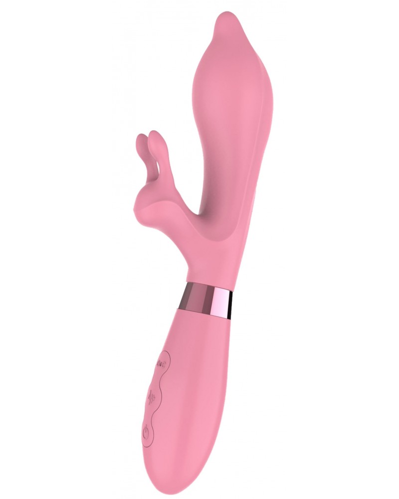 Vibro Rabbit Funky Playhouse 21cm Rose sur la Boutique du Hard