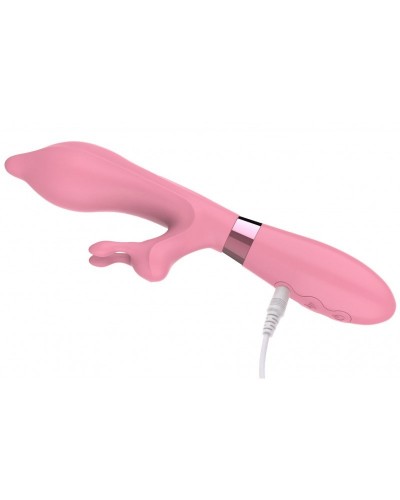 Vibro Rabbit Funky Playhouse 21cm Rose sur la Boutique du Hard