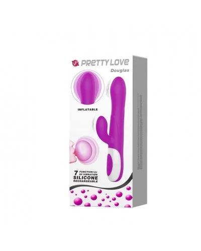 Vibro gonflable Dempsey Pretty Love 14 x 3.6cm Rose sur la Boutique du Hard