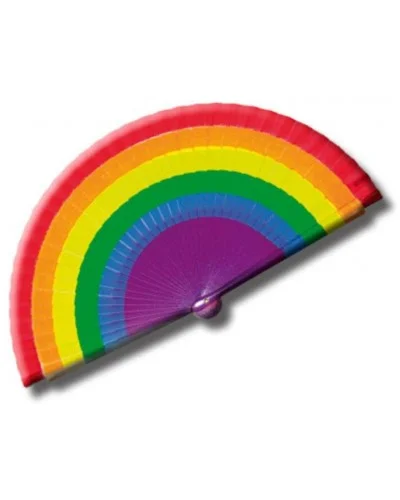 Éventail Rainbow 23cm sur la Boutique du Hard