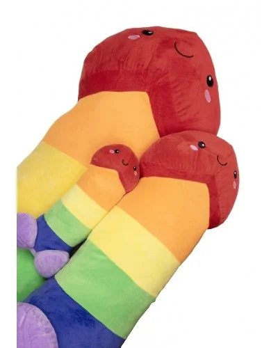 Peluche Pénis Rainbow 30cm sur la Boutique du Hard