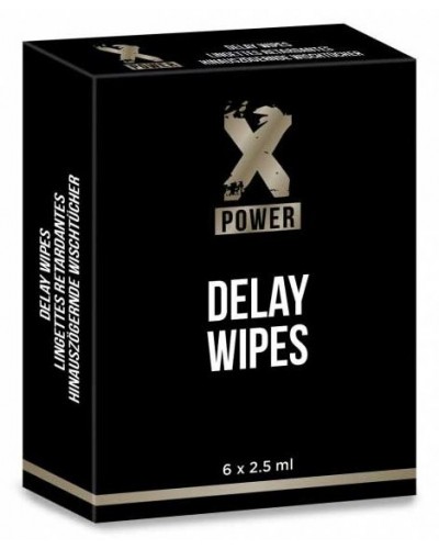 Lingetttes retardantes Delay Wipes XPower x6 sur la Boutique du Hard