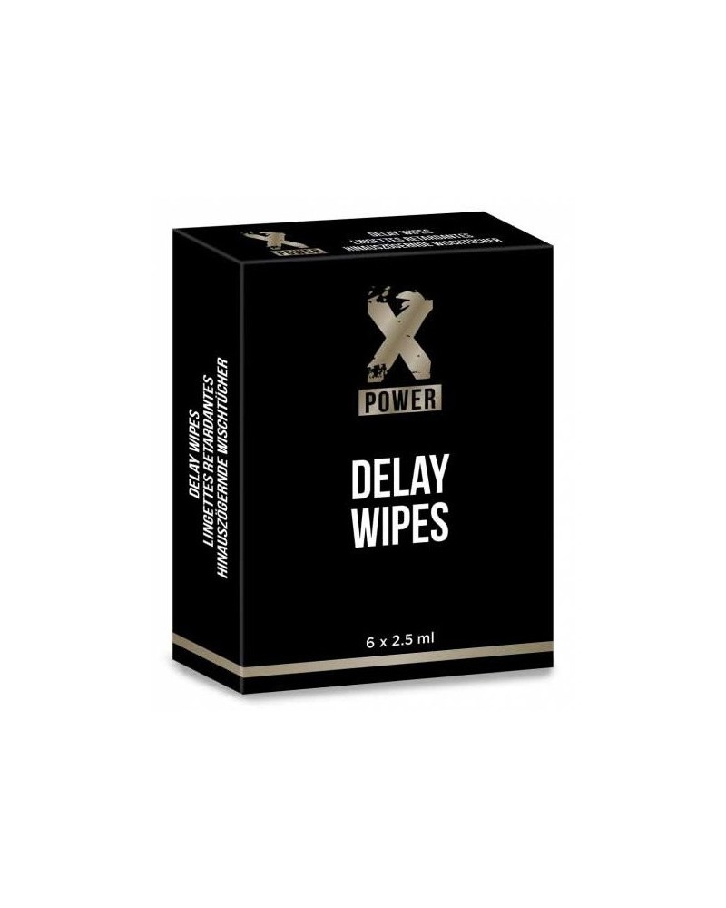 Lingetttes retardantes Delay Wipes XPower x6 sur la Boutique du Hard