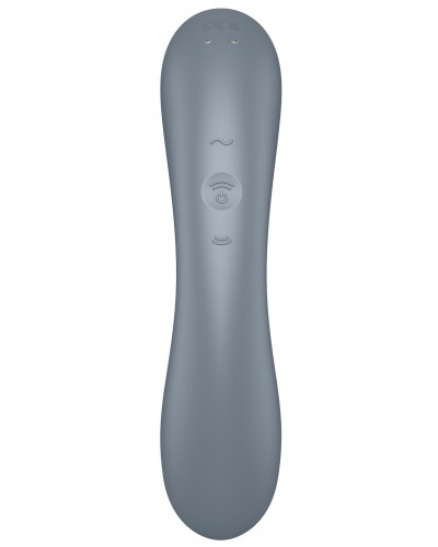 Stimulateur de clitoris Curvy Trinity 1 Satisfyer Gris sur la Boutique du Hard