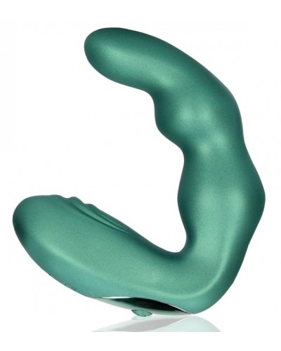 Stimulateur de prostate Bent 10 x 3.5 cm Vert métallisé sur la Boutique du Hard