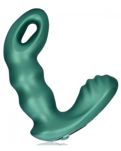 Stimulateur de prostate Beaded 10 x 3.5cm Vert métallisé sur la Boutique du Hard