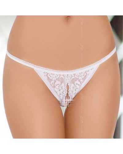 String ouvert VARVANA - Blanc sur la Boutique du Hard