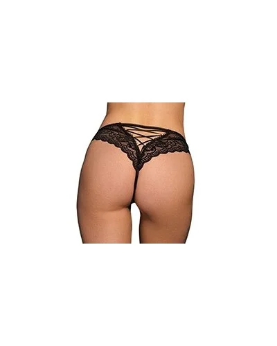 Culotte Dentelle ZOE Noire sur la Boutique du Hard