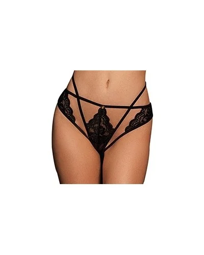 Culotte ouverte LENA Noire sur la Boutique du Hard