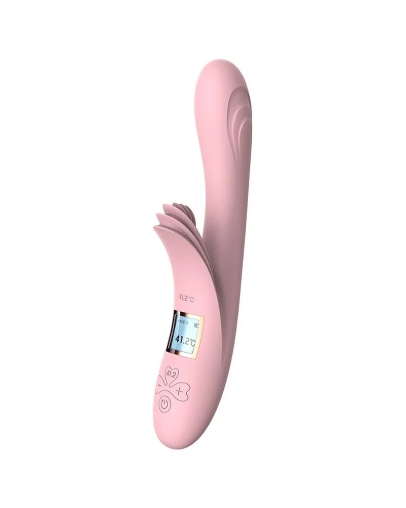 Vibro Rabbit chauffant Lilo Heat 23cm Rose sur la Boutique du Hard