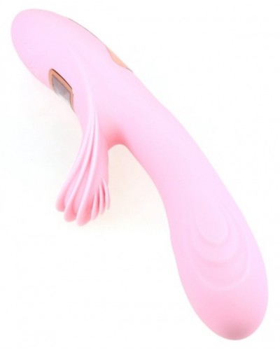 Vibro Rabbit chauffant Lilo Heat 23cm Rose sur la Boutique du Hard