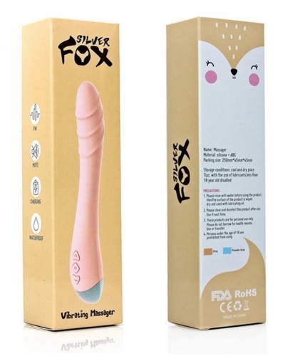 Vibro Point G Fox Lindo 14 x 3cm Rose sur la Boutique du Hard