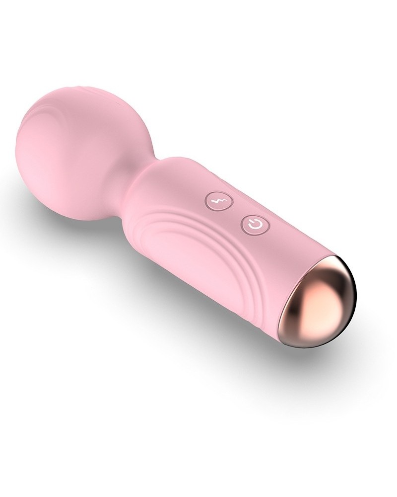 Mini Wand Little Magic 11cm - Tête 35mm Rose clair sur la Boutique du Hard