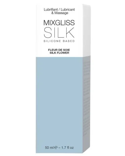 Lubrifiant silicone MixGliss Silk - Fleur de soie 50ml pas cher