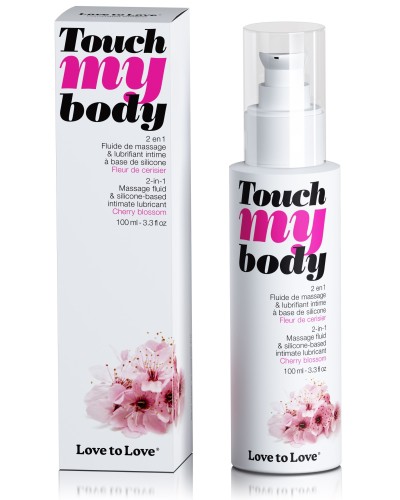 Lubrifiant Silicone Touch My Body Fleur de Cerisier 100ml pas cher