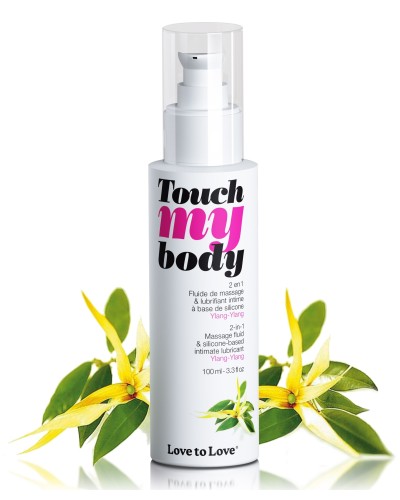 Lubrifiant Silicone Touche My Body Ylang-Ylang 100ml pas cher